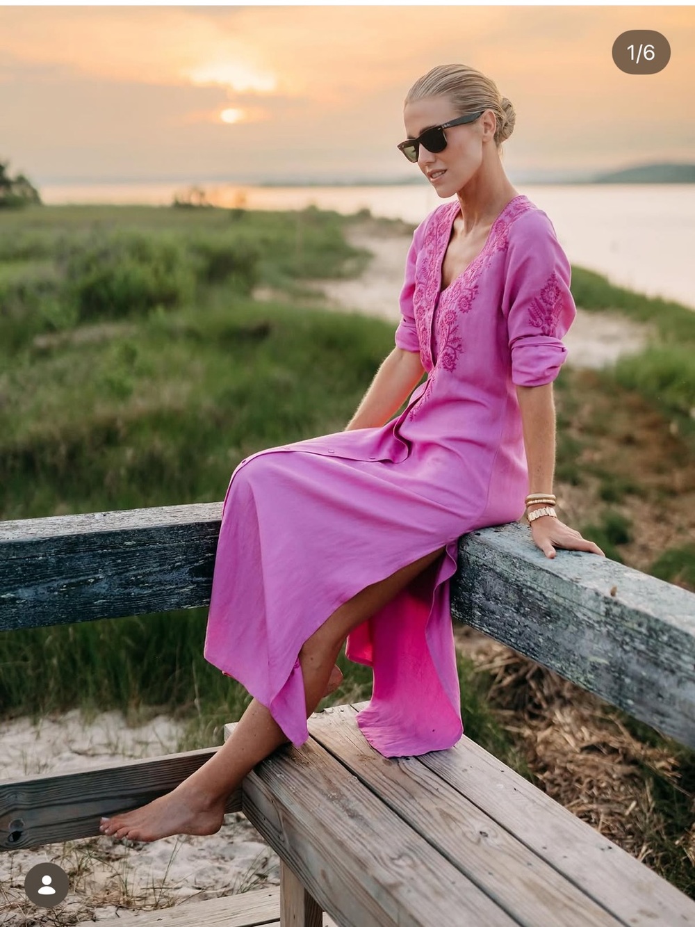 Julia Amory Chloe Caftan Dress